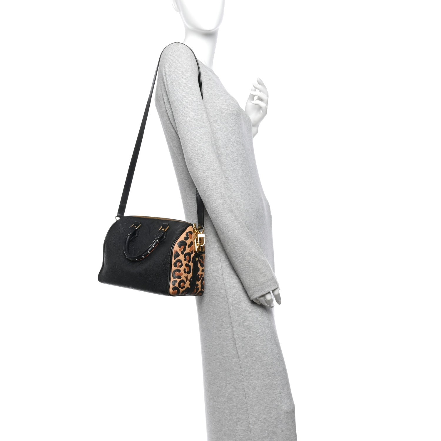 Empreinte Monogram Giant Wild At Heart Speedy Bandouliere 25 Black — view 2