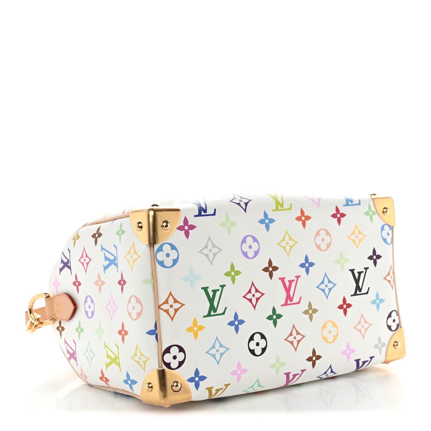 LV X TM Monogram Multicolor Speedy Bandouliere 25 White — view 4