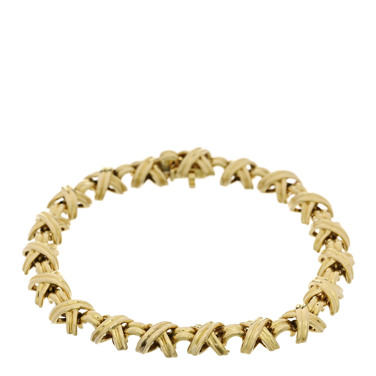 18K Yellow Gold Signature X Bracelet