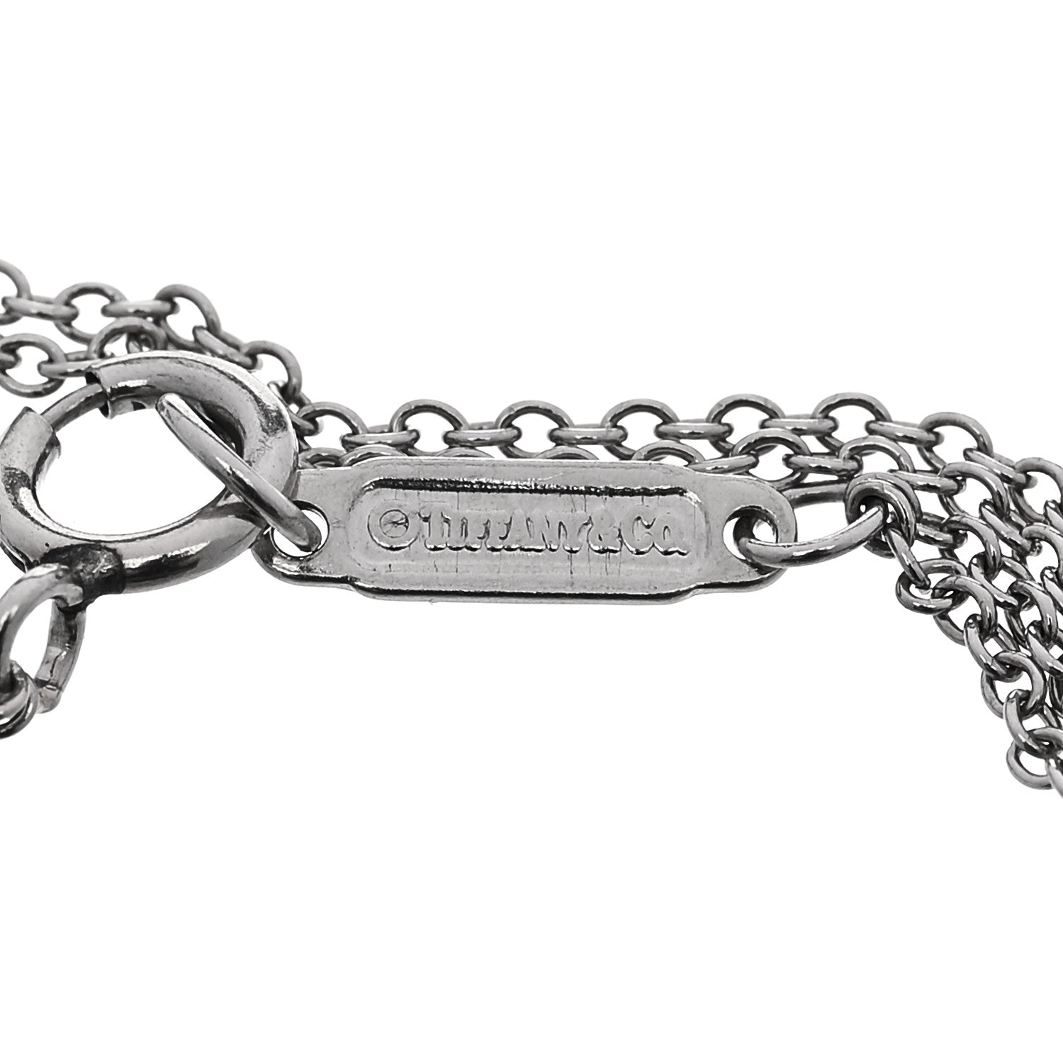 Platinum Diamond .12ctw Victoria Double Chain Bracelet — view 3