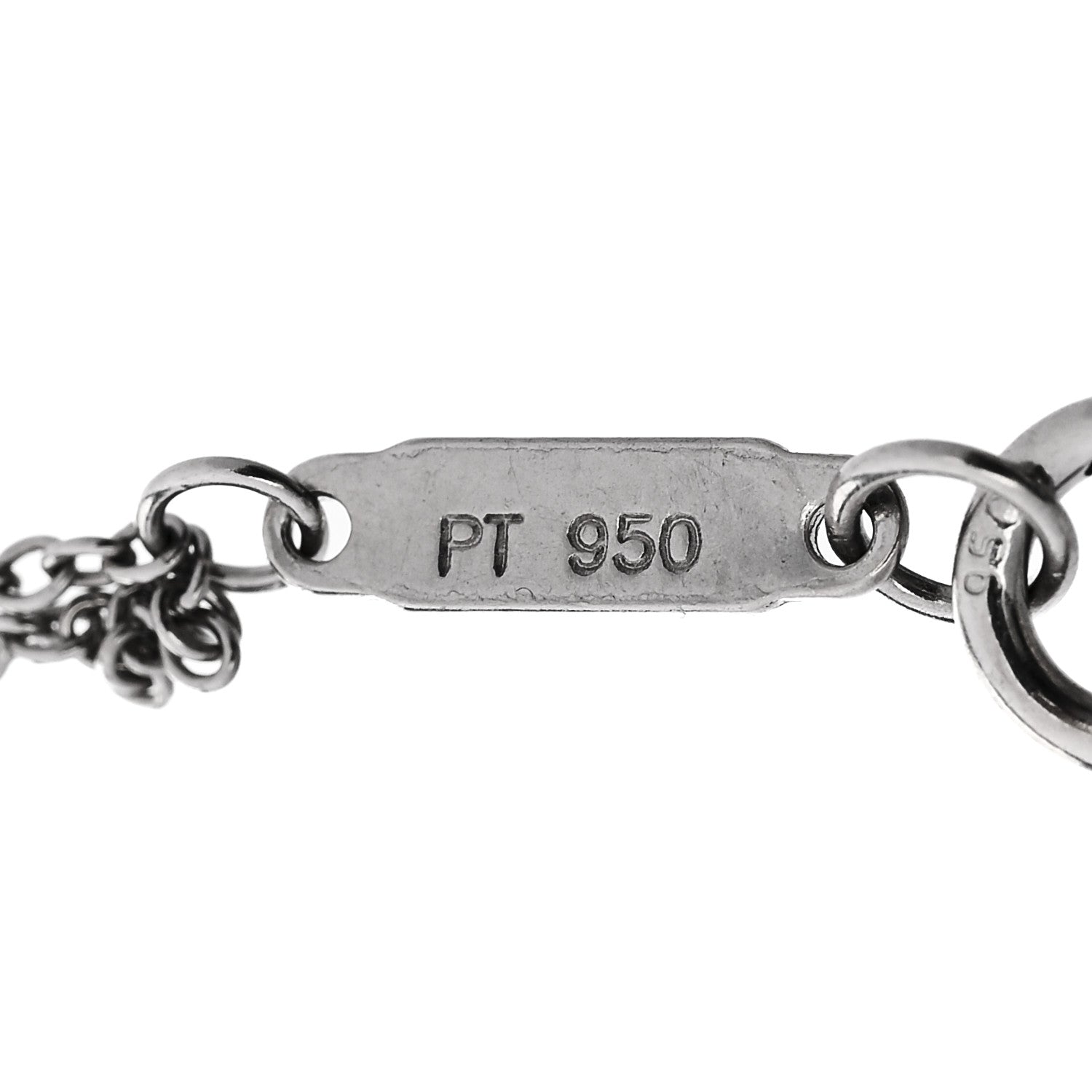 Platinum Diamond .12ctw Victoria Double Chain Bracelet — view 4