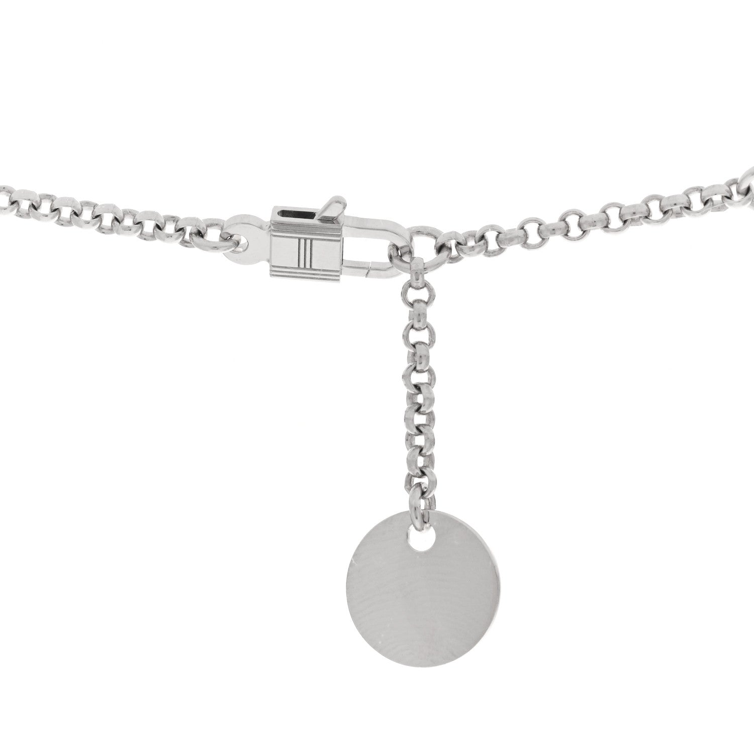 18K White Gold Diamond PM Kelly Clochette Necklace — view 4