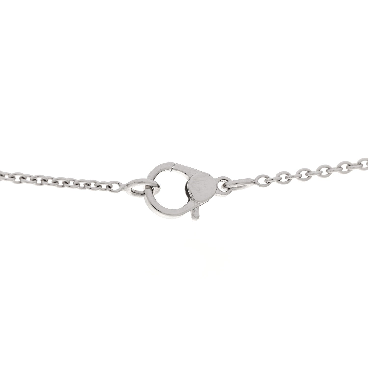 18K White Gold Diamond Finesse Pendant Necklace — view 4