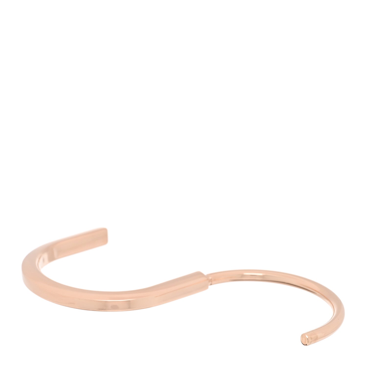 18K Rose Gold Tiffany Lock Bangle Bracelet — view 5