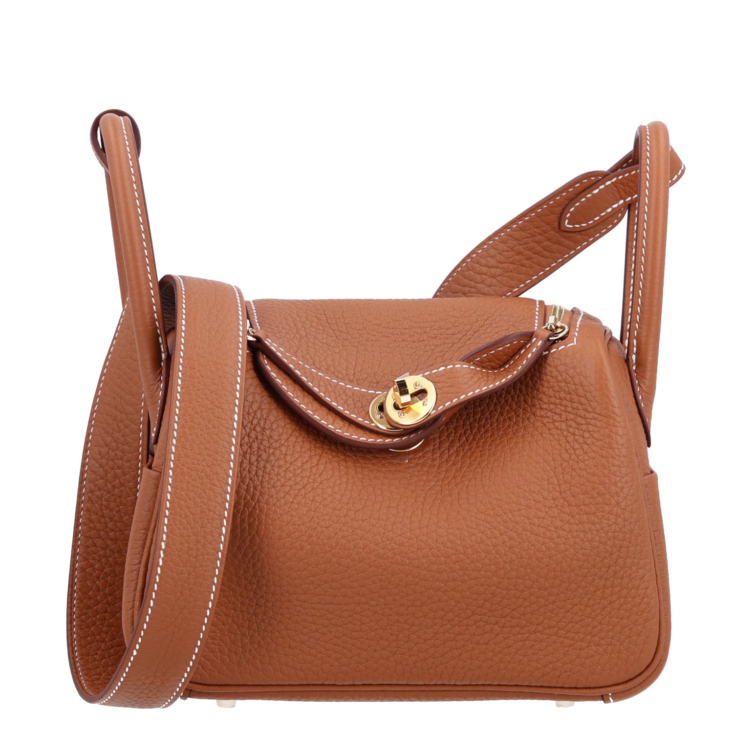 Taurillon Clemence Mini Lindy 20 Gold