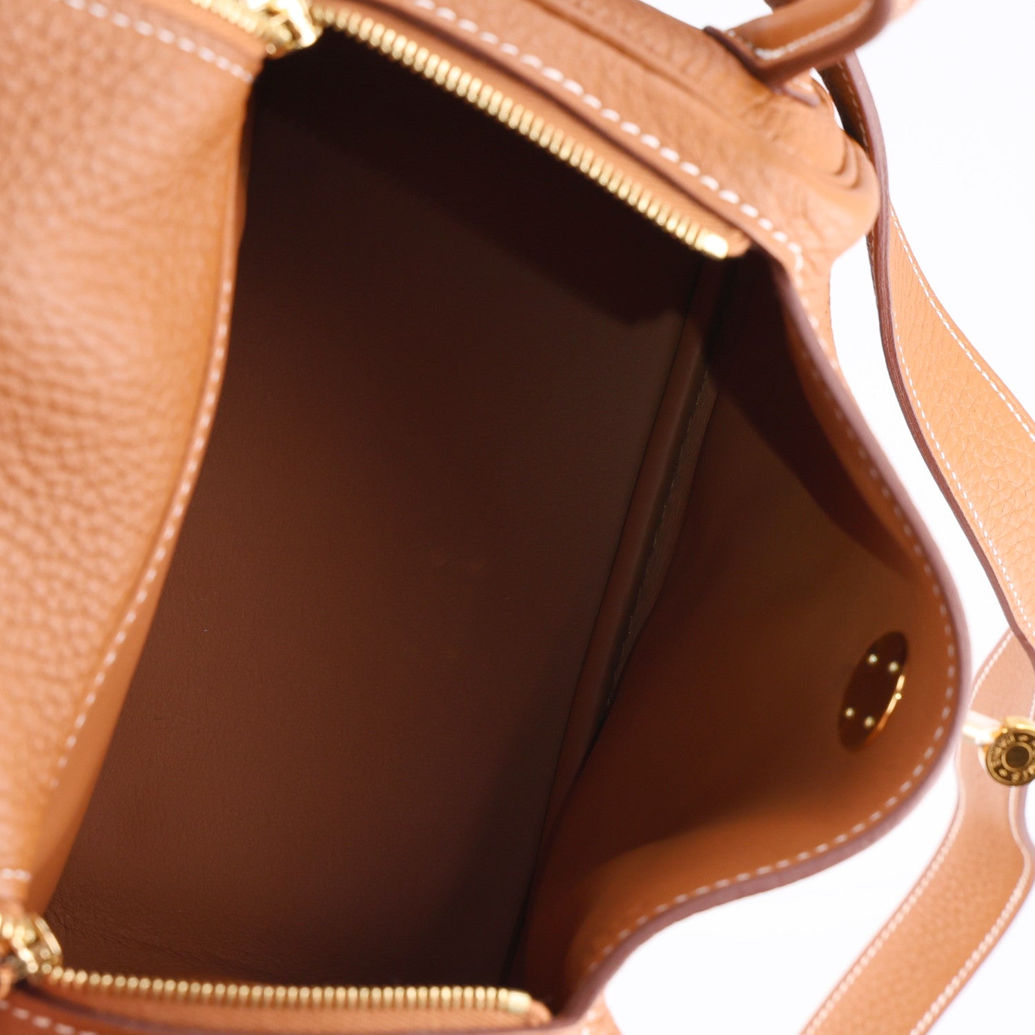 Taurillon Clemence Mini Lindy 20 Gold — view 4