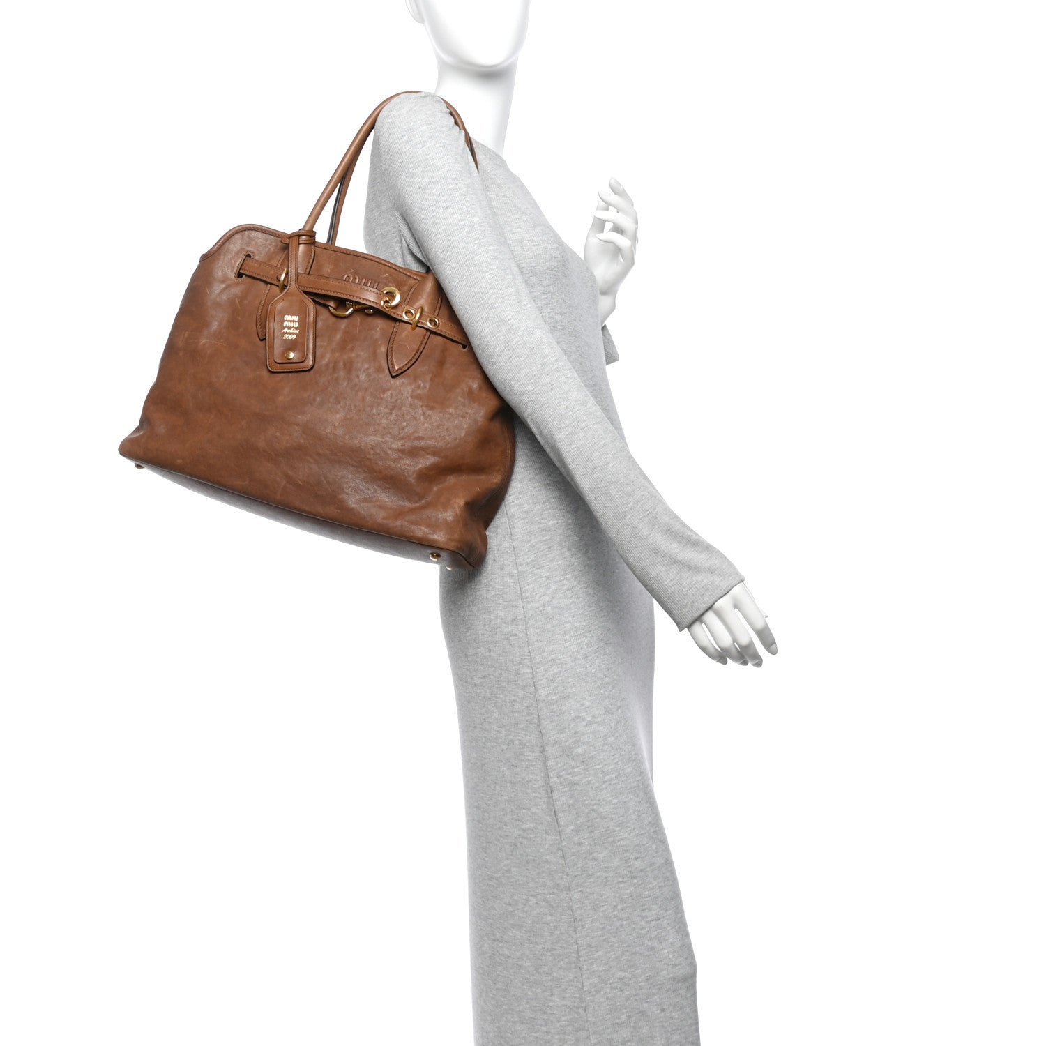Nappa Aviator Medium Aventure Bag Rovere — view 2