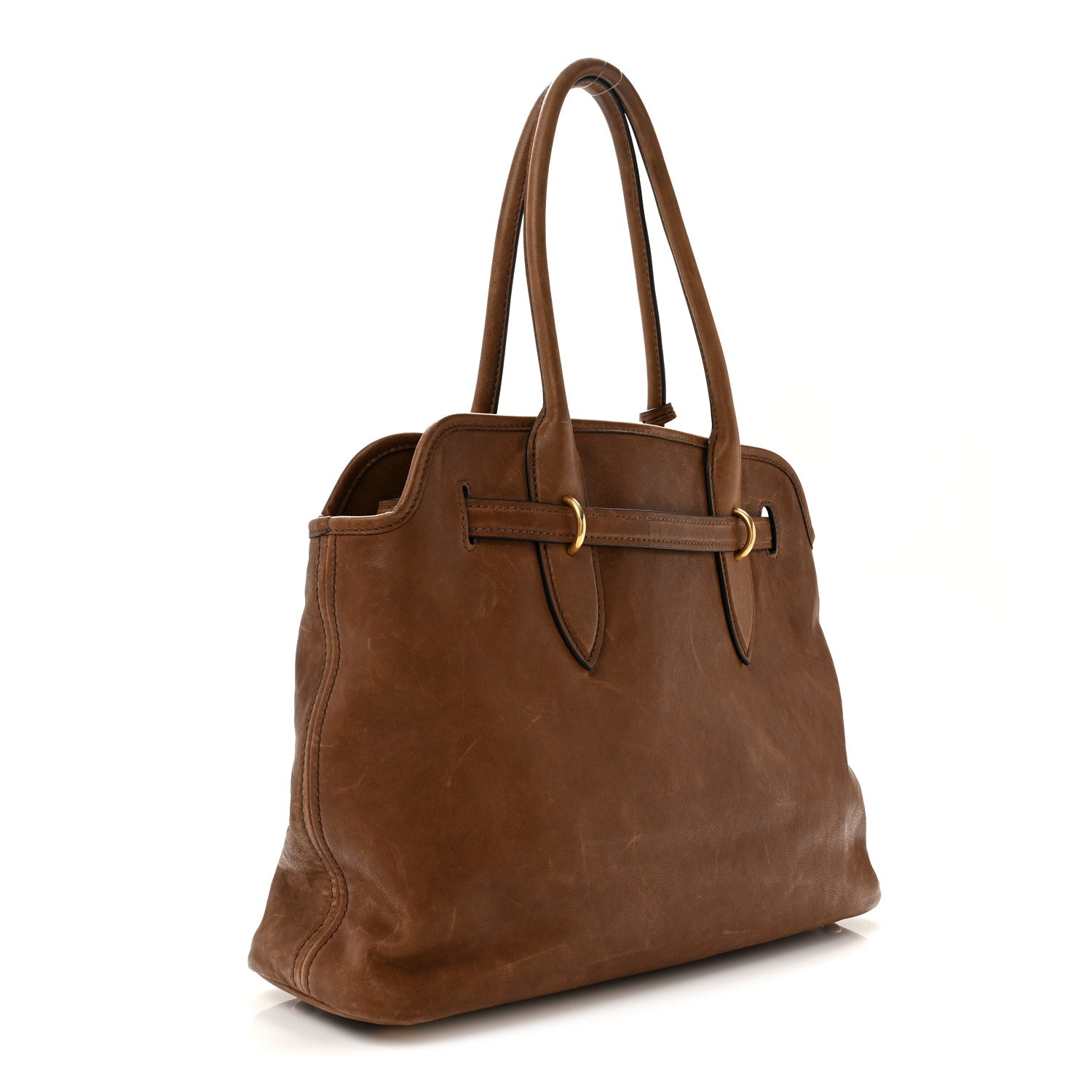 Nappa Aviator Medium Aventure Bag Rovere — view 3