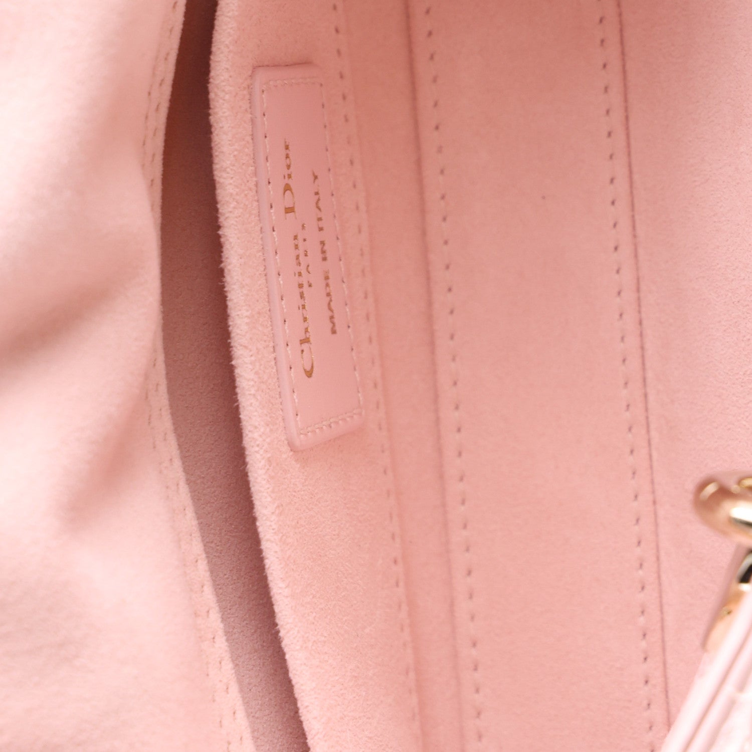 Lambskin Cannage Mini Lady D-Joy Soupir Pink — view 4