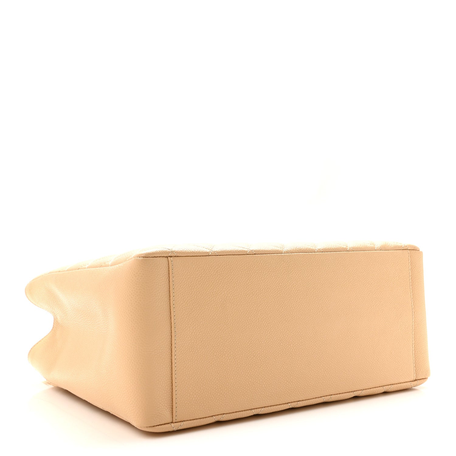 Caviar Quilted Grand Shopping Tote GST Beige Clair — view 4
