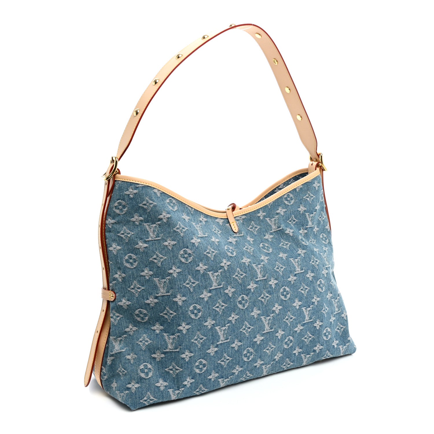 Monogram Denim CarryAll MM Blue — view 4