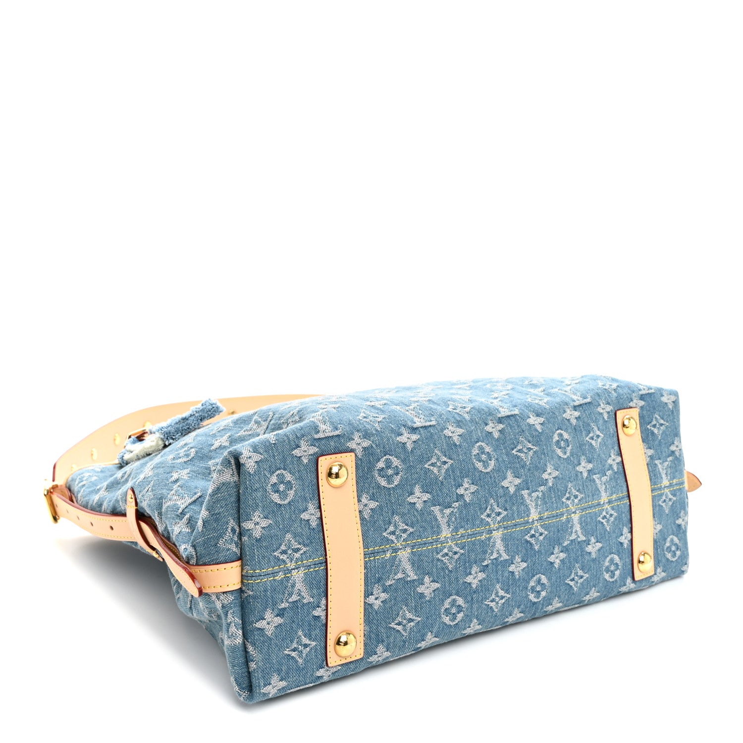 Monogram Denim CarryAll MM Blue — view 5