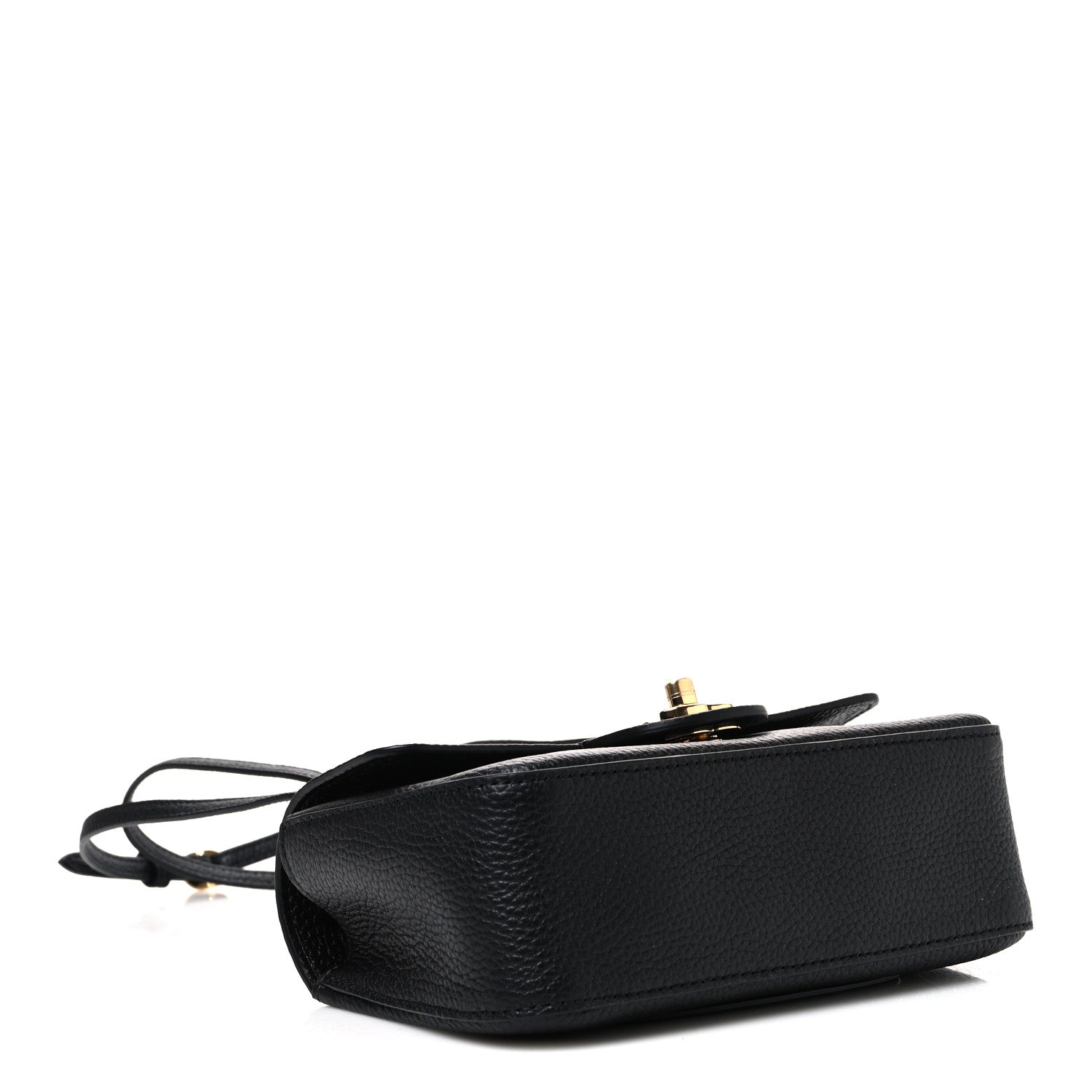 Grained Calfskin Mini Souplissimo Maxi Flap Black — view 4