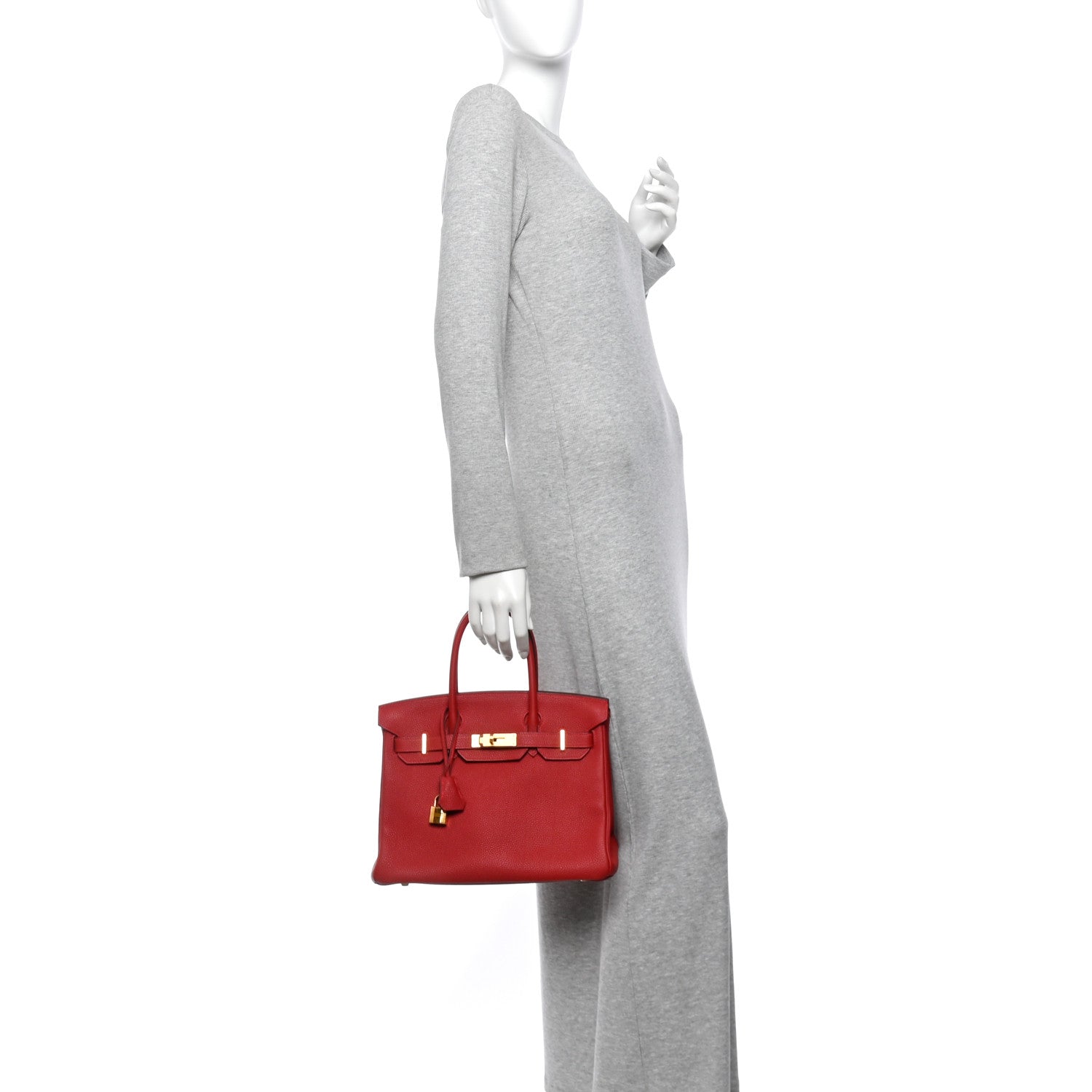 Togo BIRKIN 30 Rouge Casaque — view 2