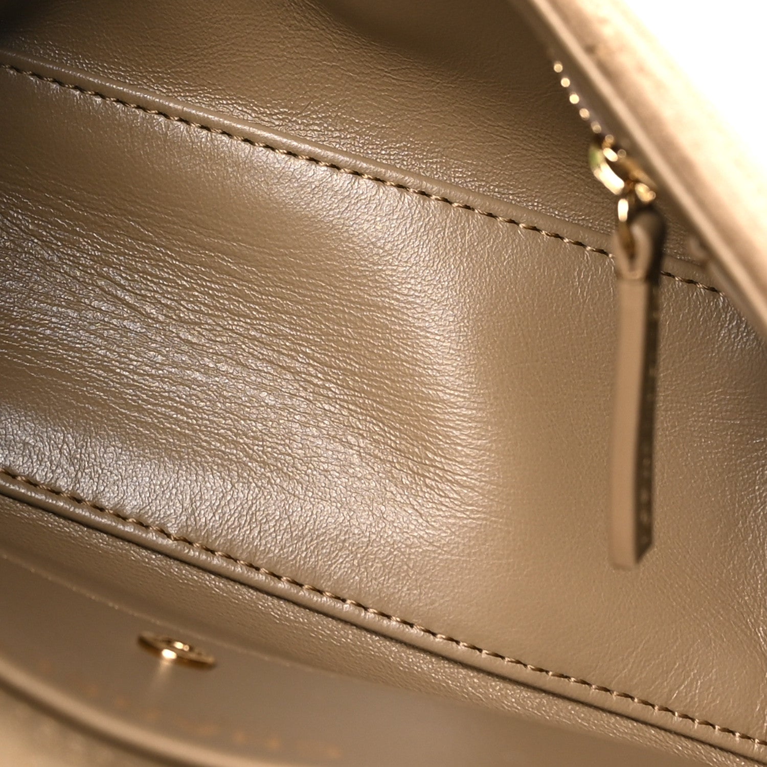 Suede Calfskin Mini Souplissimo Flap Dark Beige — view 5