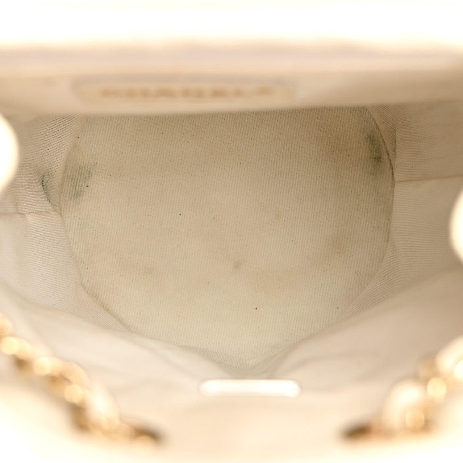 Caviar Quilted Double Pocket Backpack White — view 5