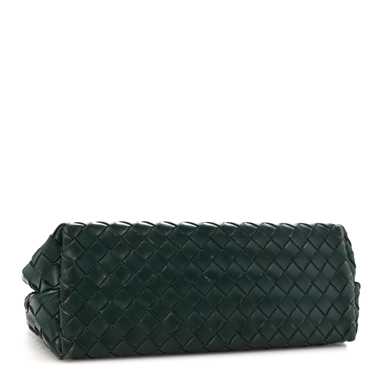 Nappa Intrecciato Medium Andiamo Shoulder Bag Emerald Green — view 4