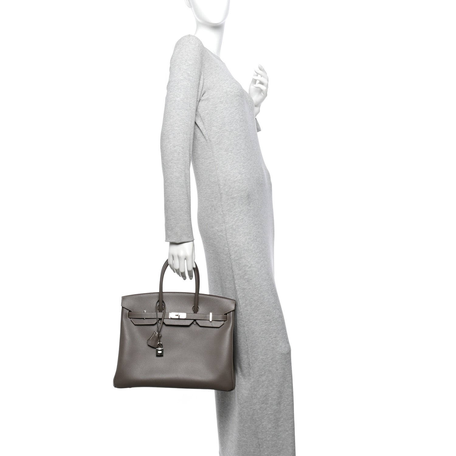 Epsom Candy Birkin 35 Etain Bleu Thalassa — view 2