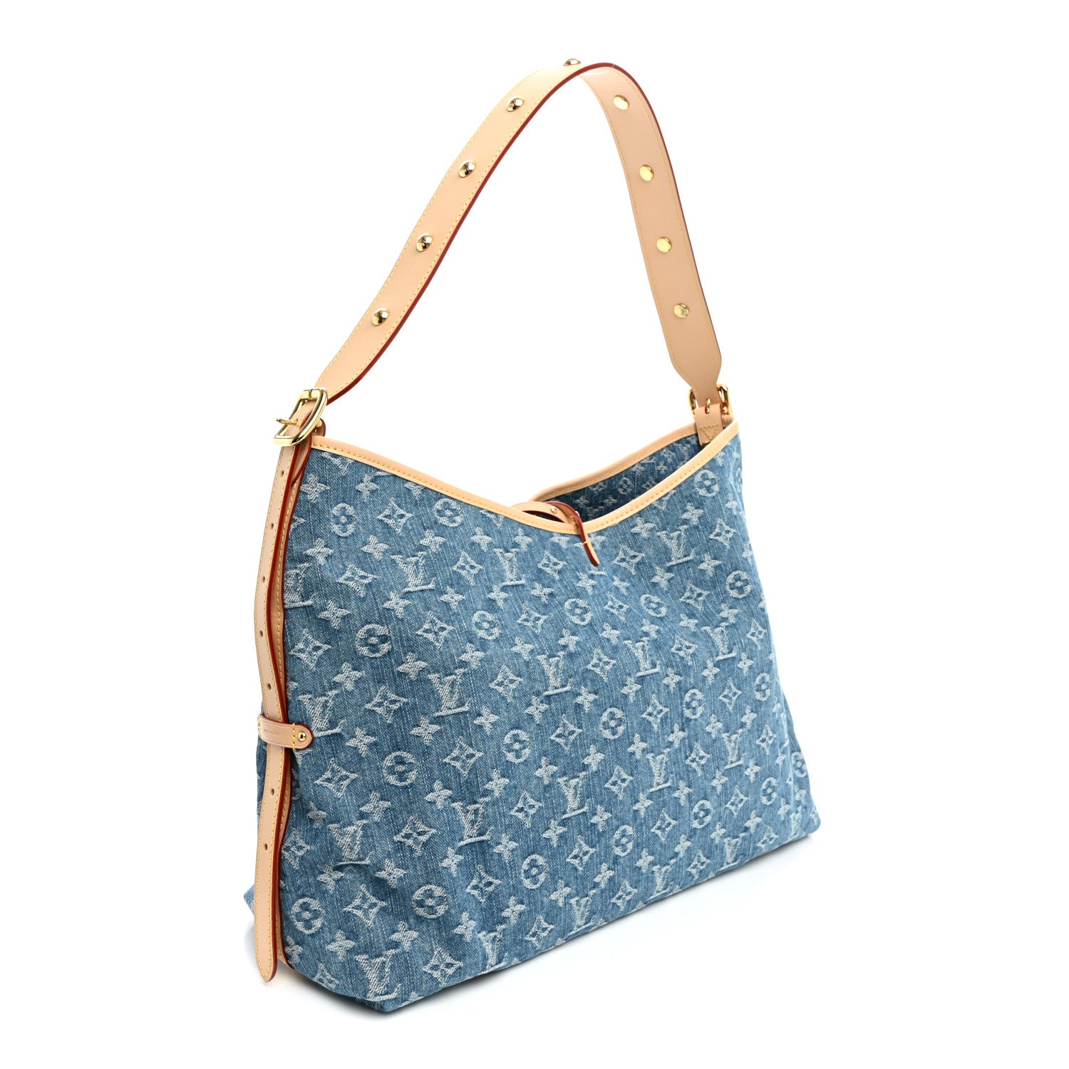 Monogram Denim CarryAll MM Blue — view 4