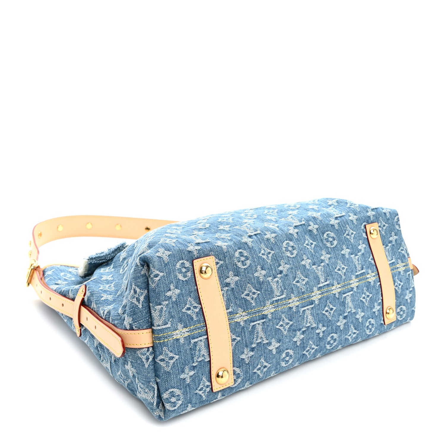 Monogram Denim CarryAll MM Blue — view 5