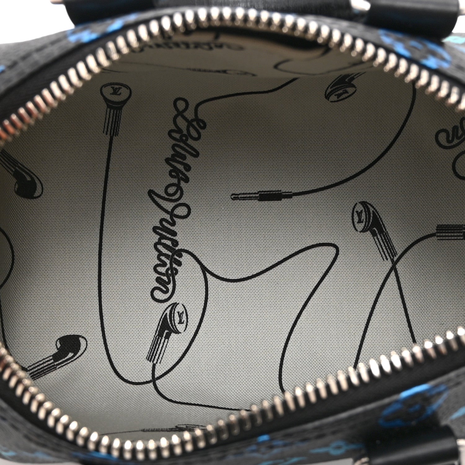 Monogram Iridescent Keepall Bandouliere 25 Black — view 5