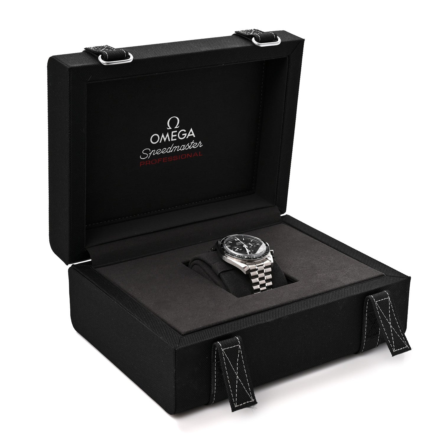 Stainless Steel 42mm Speedmaster Moonwatch Professional Chronograph Manual Winding Watch Black 310.30.42.50.01.002 — view 5