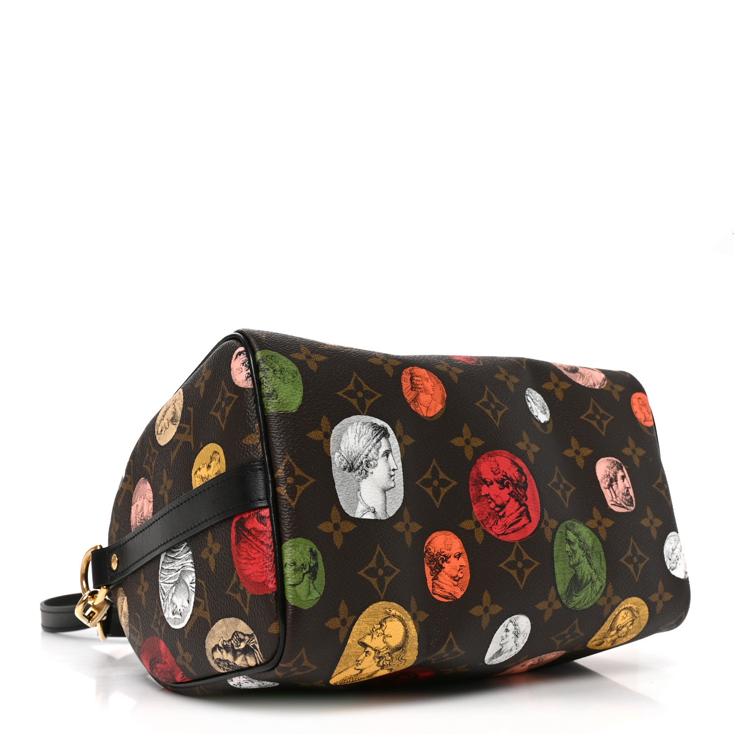 x FORNASETTI Monogram Cameo Speedy Bandouliere 25 — view 4