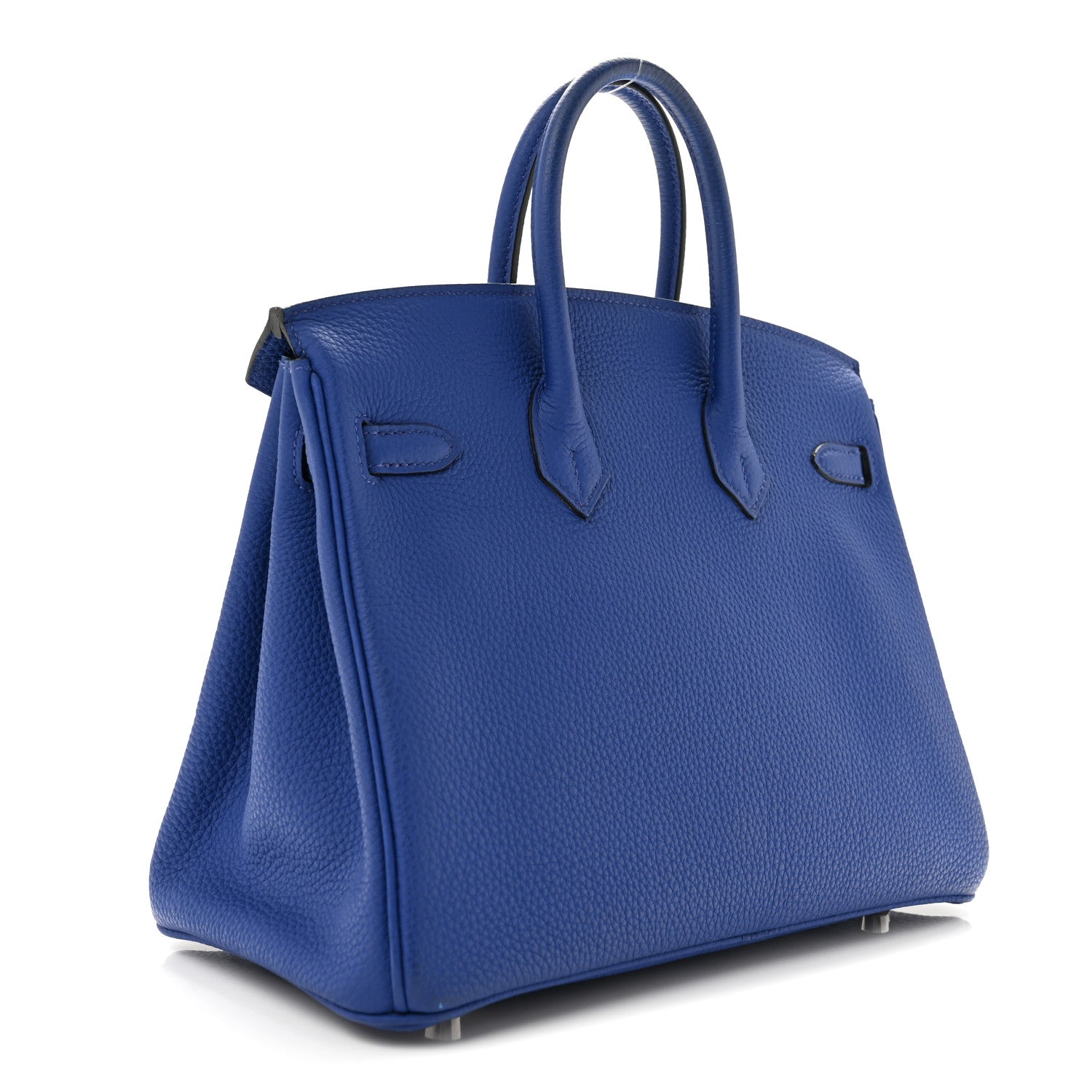Togo Birkin 25 Bleu Electrique — view 3