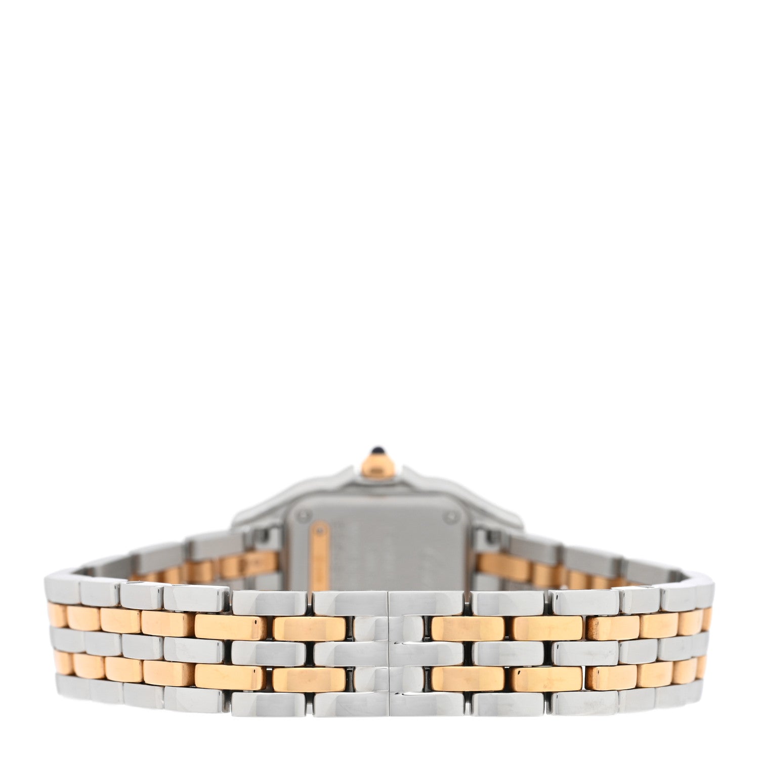 Stainless Steel 18K Yellow Gold 22mm Panthere Quartz Watch — view 3