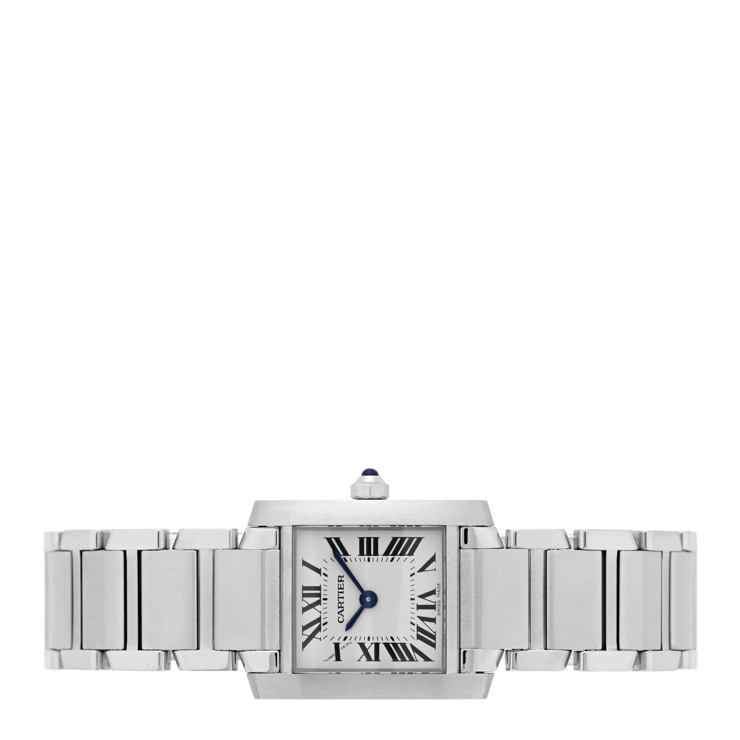 Stainless Steel 20mm Tank Francaise Quartz Watch — view 2