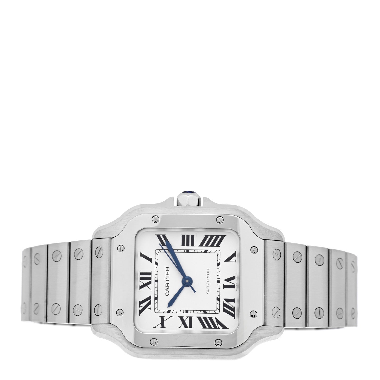 Stainless Steel 35mm Santos de Cartier Automatic Watch — view 2