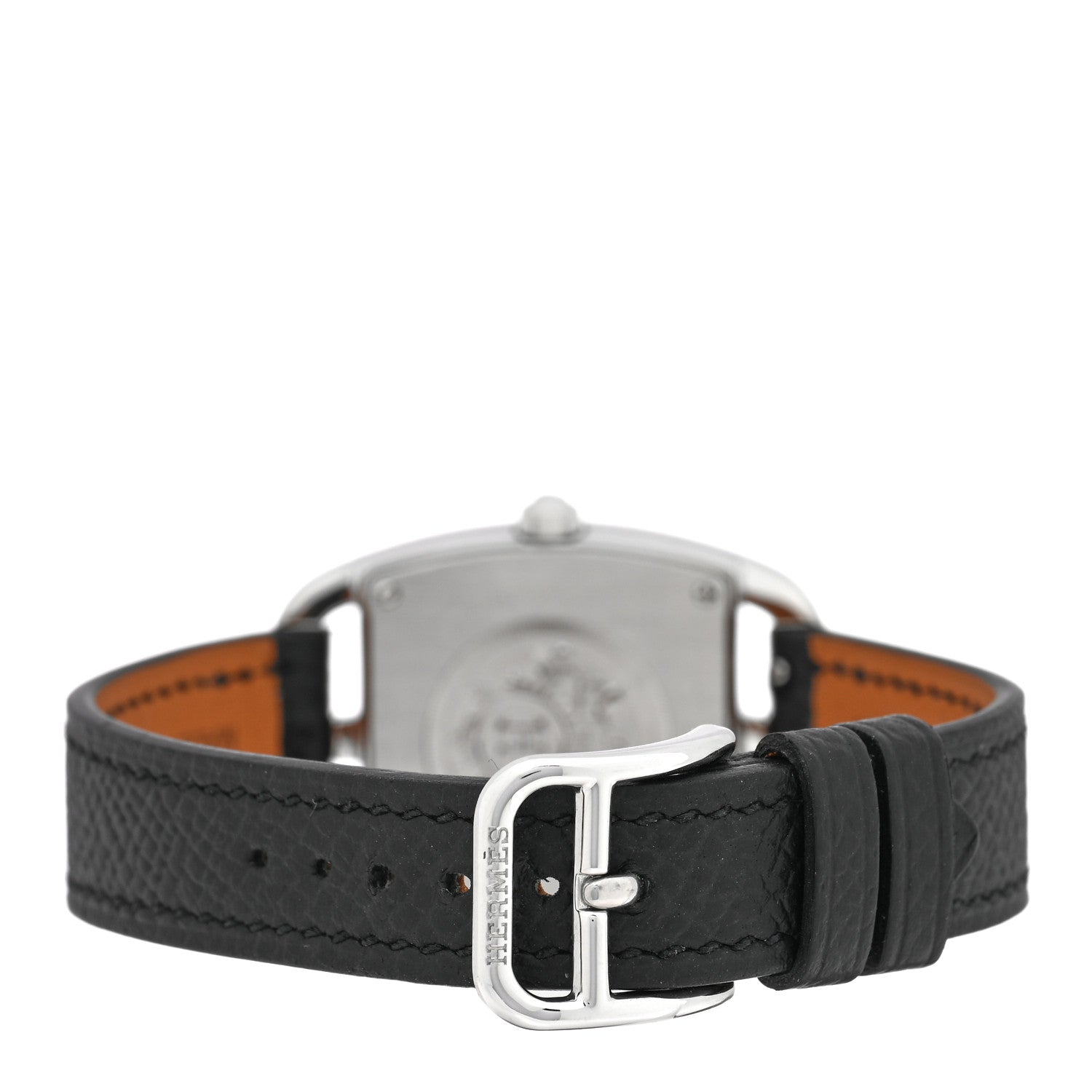 Stainless Steel Epsom Diamond Bezel Mother of Pearl 26mm Cape Cod Tonneau Quartz Watch Noir — view 3