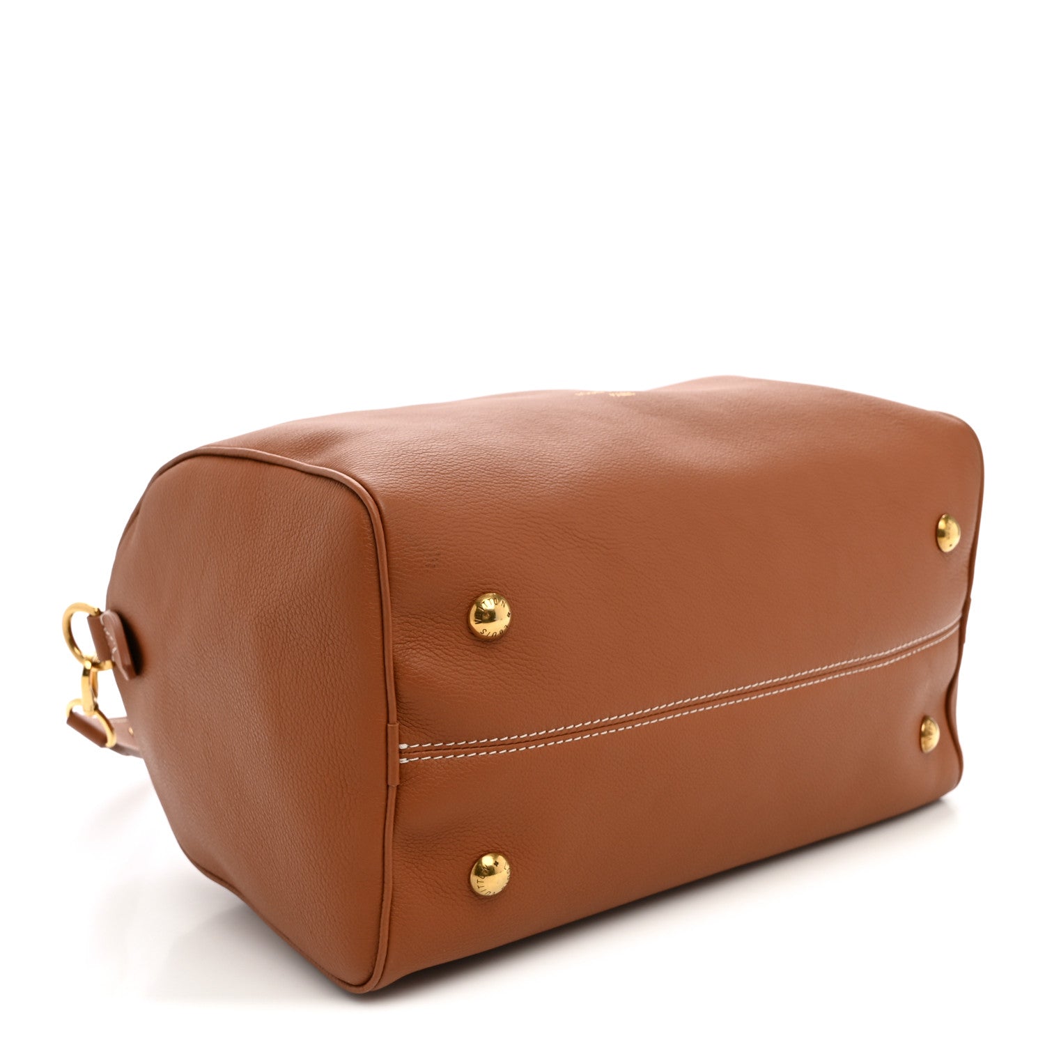Grained Calfskin Low Key Speedy 30 Cognac — view 4