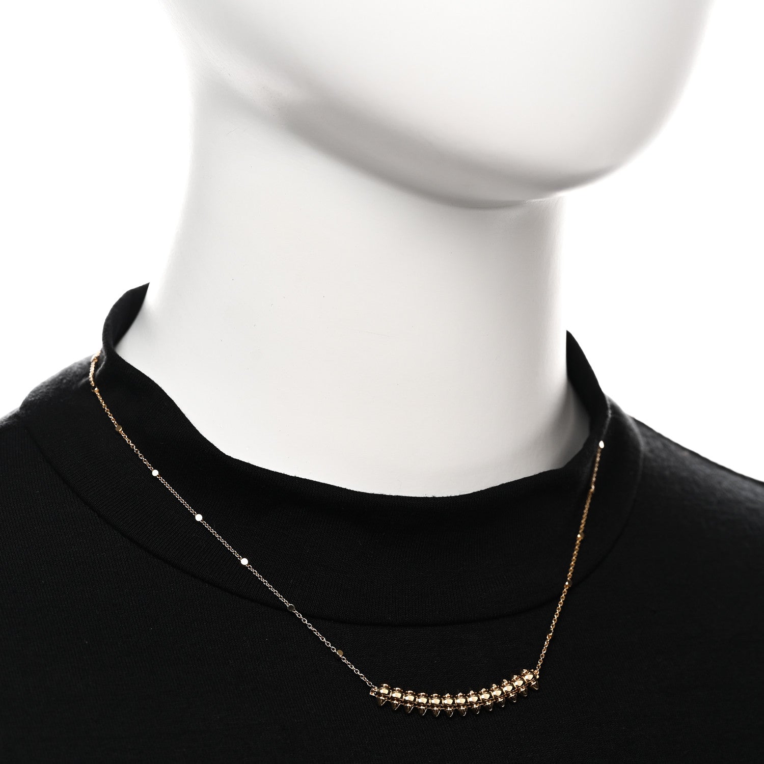 18K Pink Gold Small Clash de Cartier Necklace — view 2