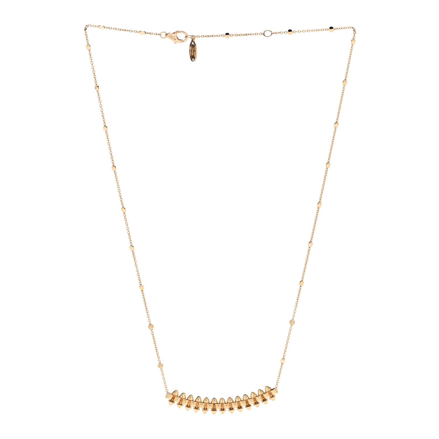 18K Pink Gold Small Clash de Cartier Necklace — view 3