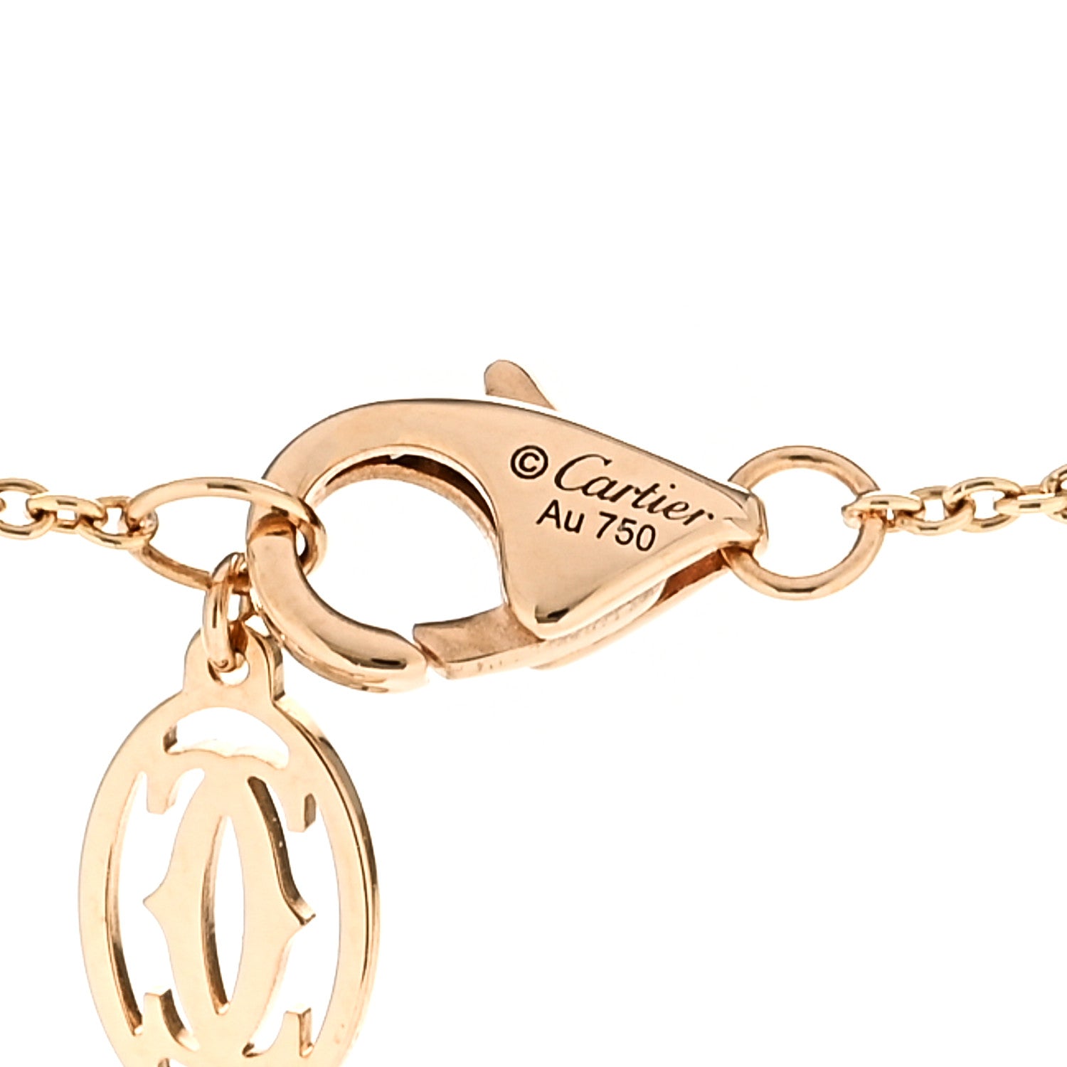 18K Pink Gold Small Clash de Cartier Necklace — view 5