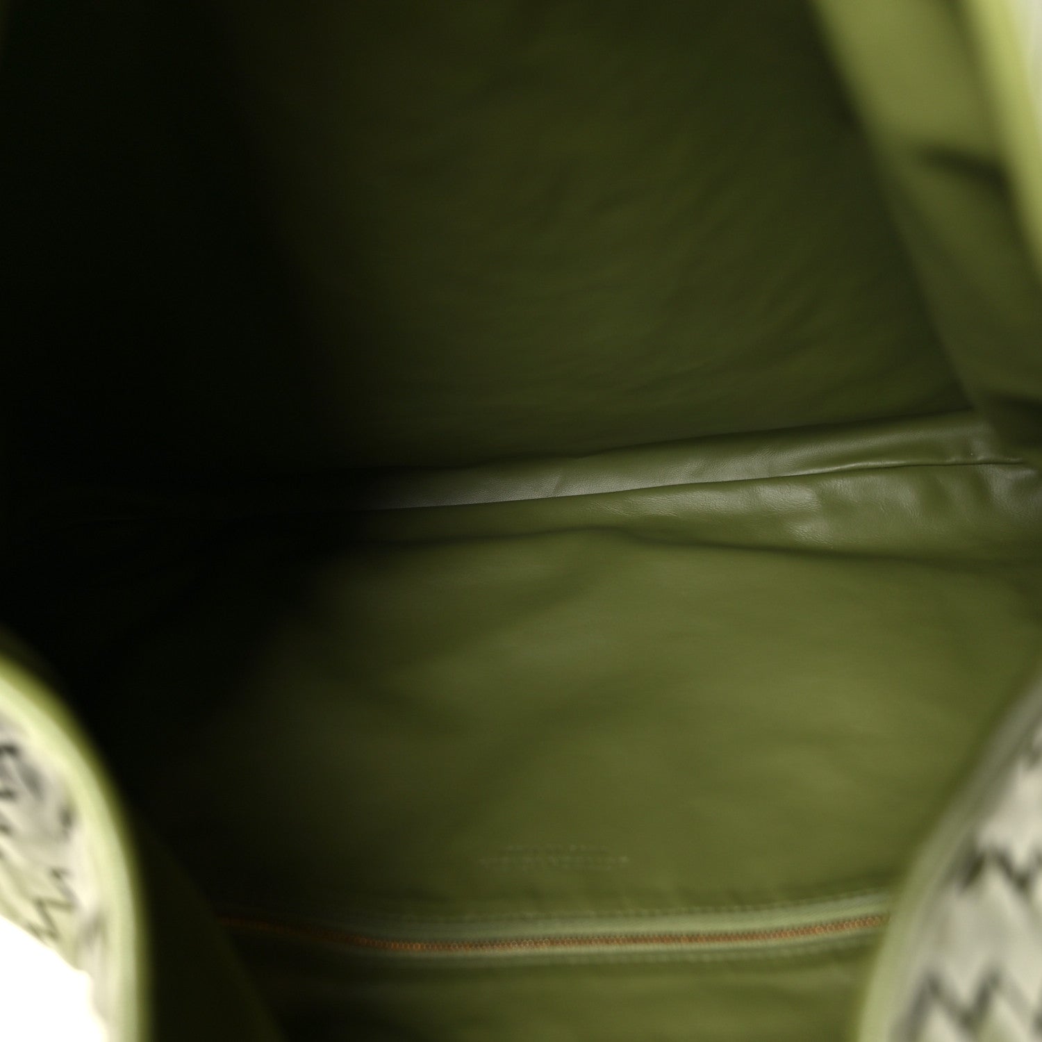 Calfskin Intrecciato Large Hop Matcha — view 4