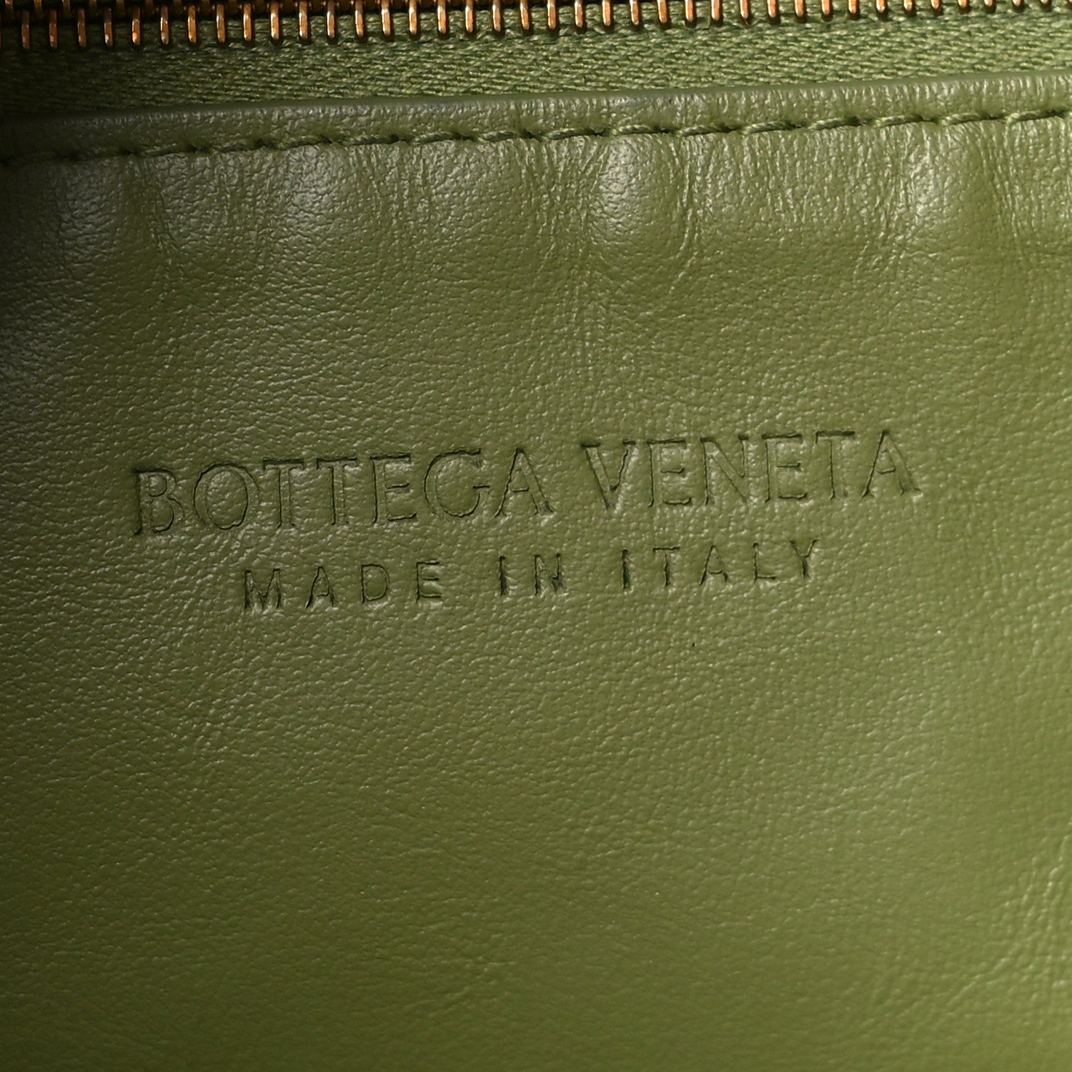 Calfskin Intrecciato Large Hop Matcha — view 5