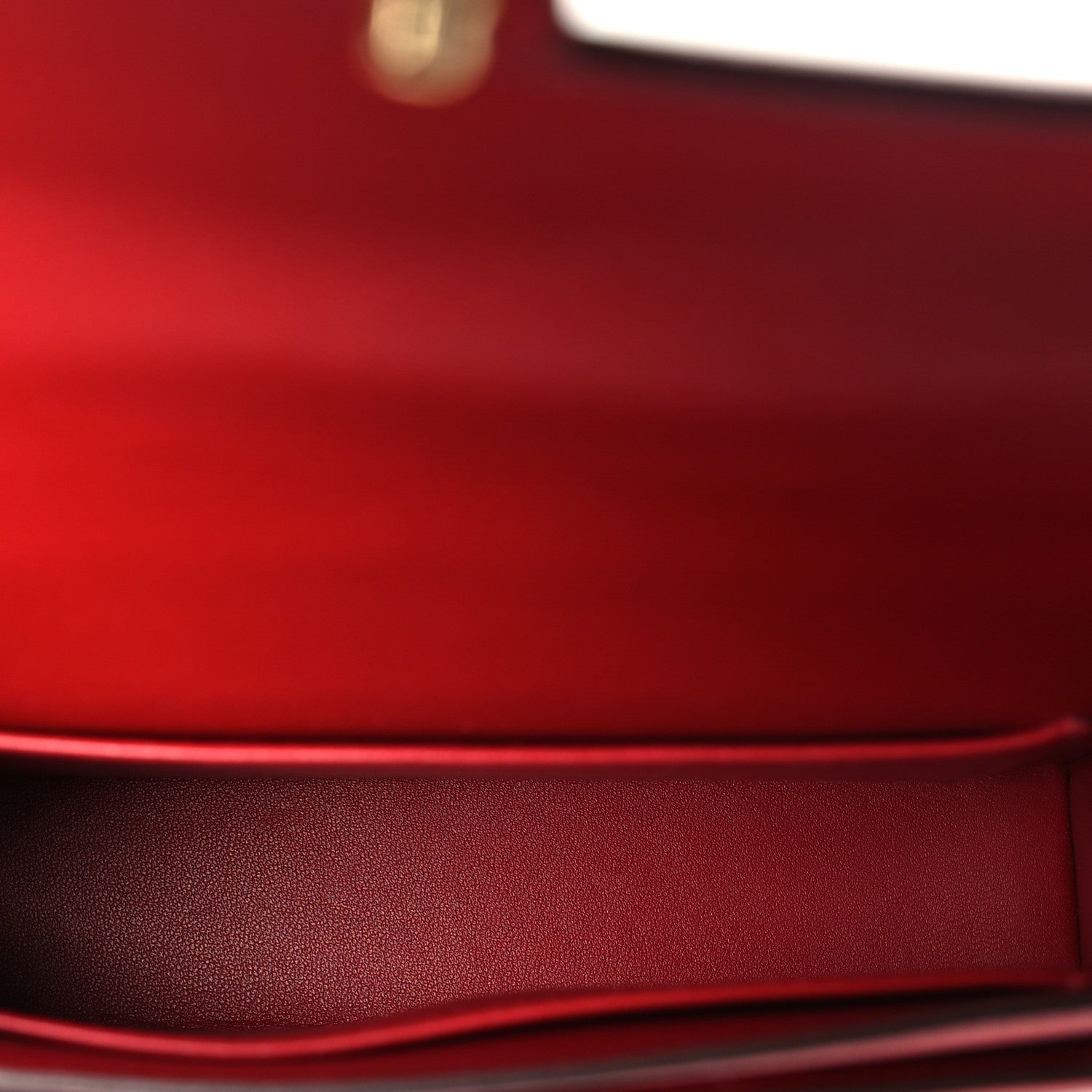 Tadelakt Mini Verrou Chaine Bag Rouge De Coeur — view 5