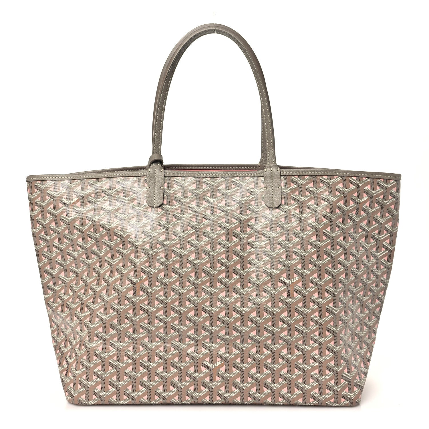 Goyardine Saint Louis Claire Voie PM Grege Powder Pink