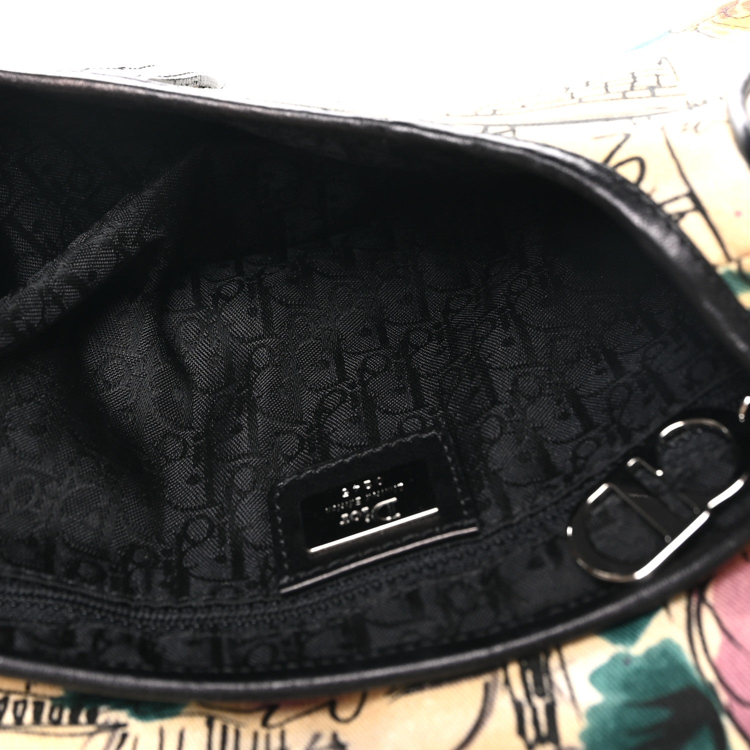 Canvas Paris 50s Saddle Bag Multicolor — view 5