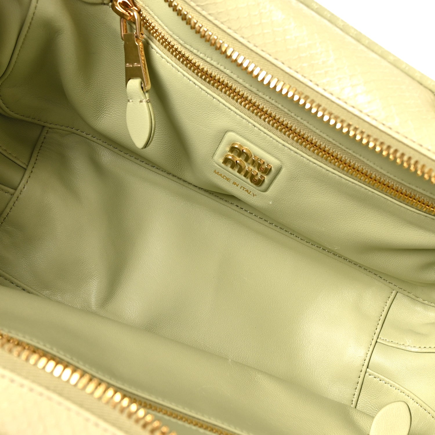 Ayers Medium Beau Top Handle Bag Pistachio — view 5