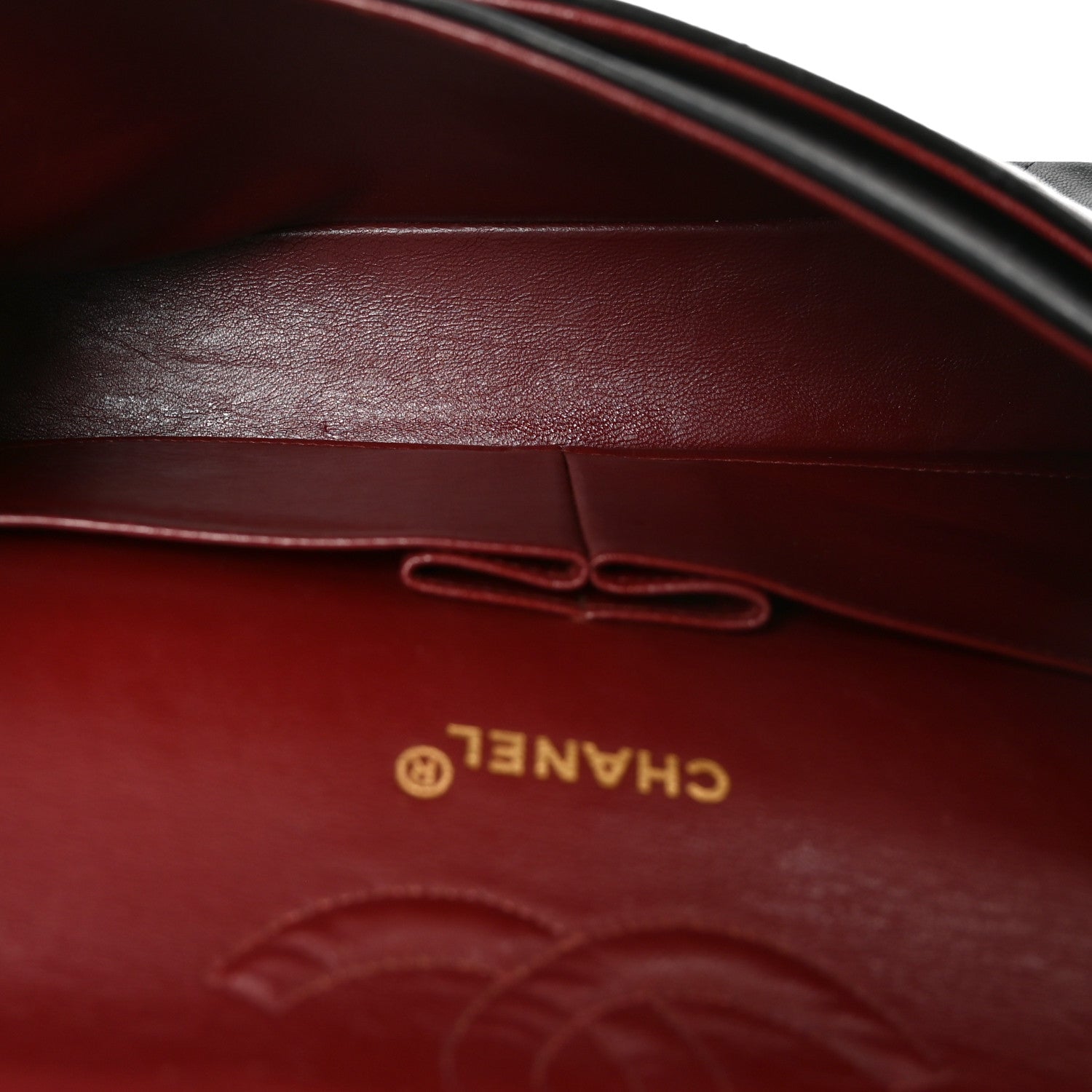 Lambskin Quilted Medium Double Flap Black — view 5