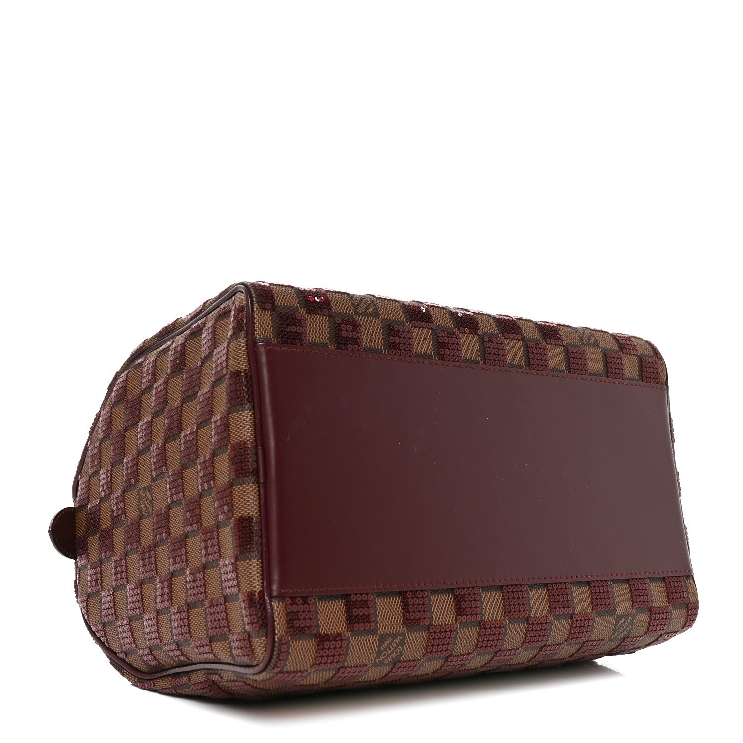 Damier Paillettes Speedy 30 Rouge — view 4