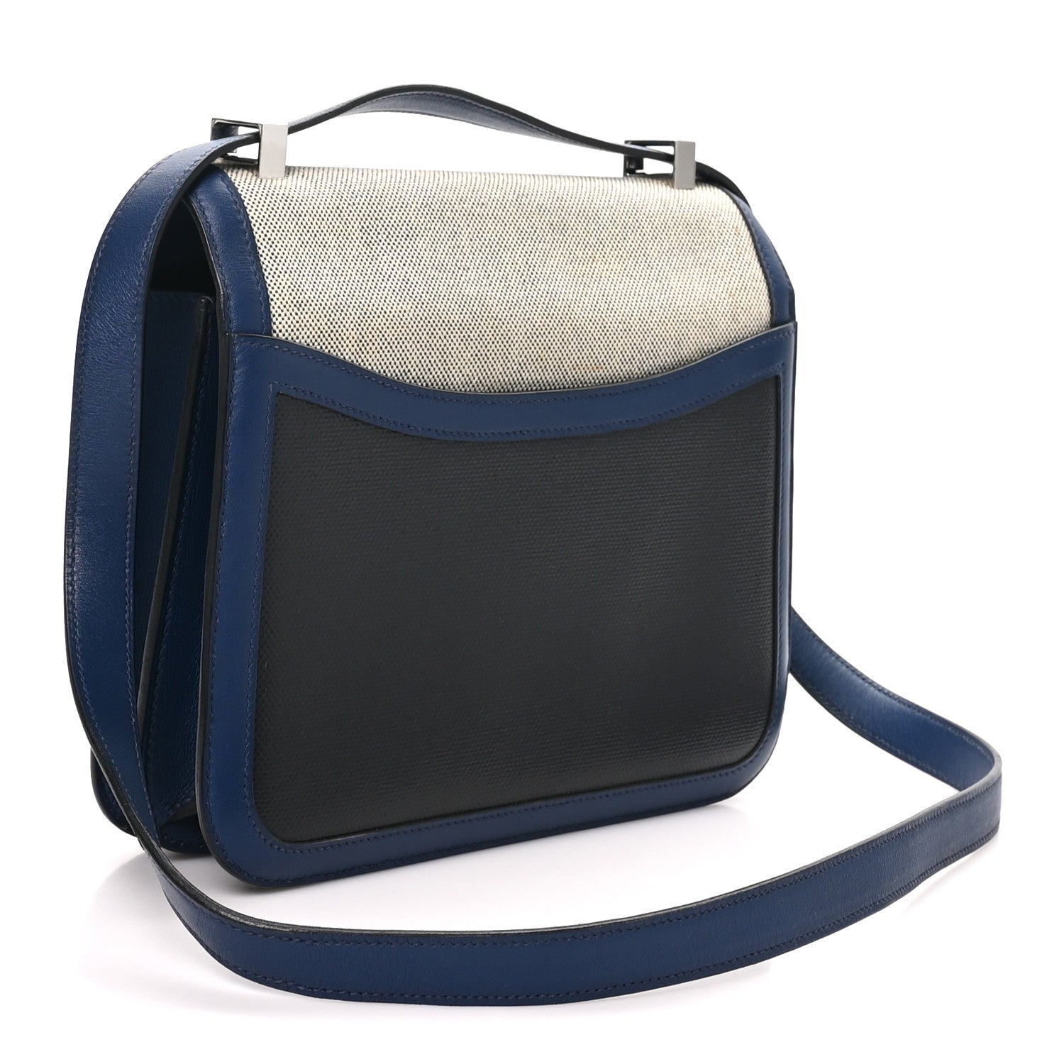 Swift Toile Constance 24 Bleu Saphir Black Ecru — view 3