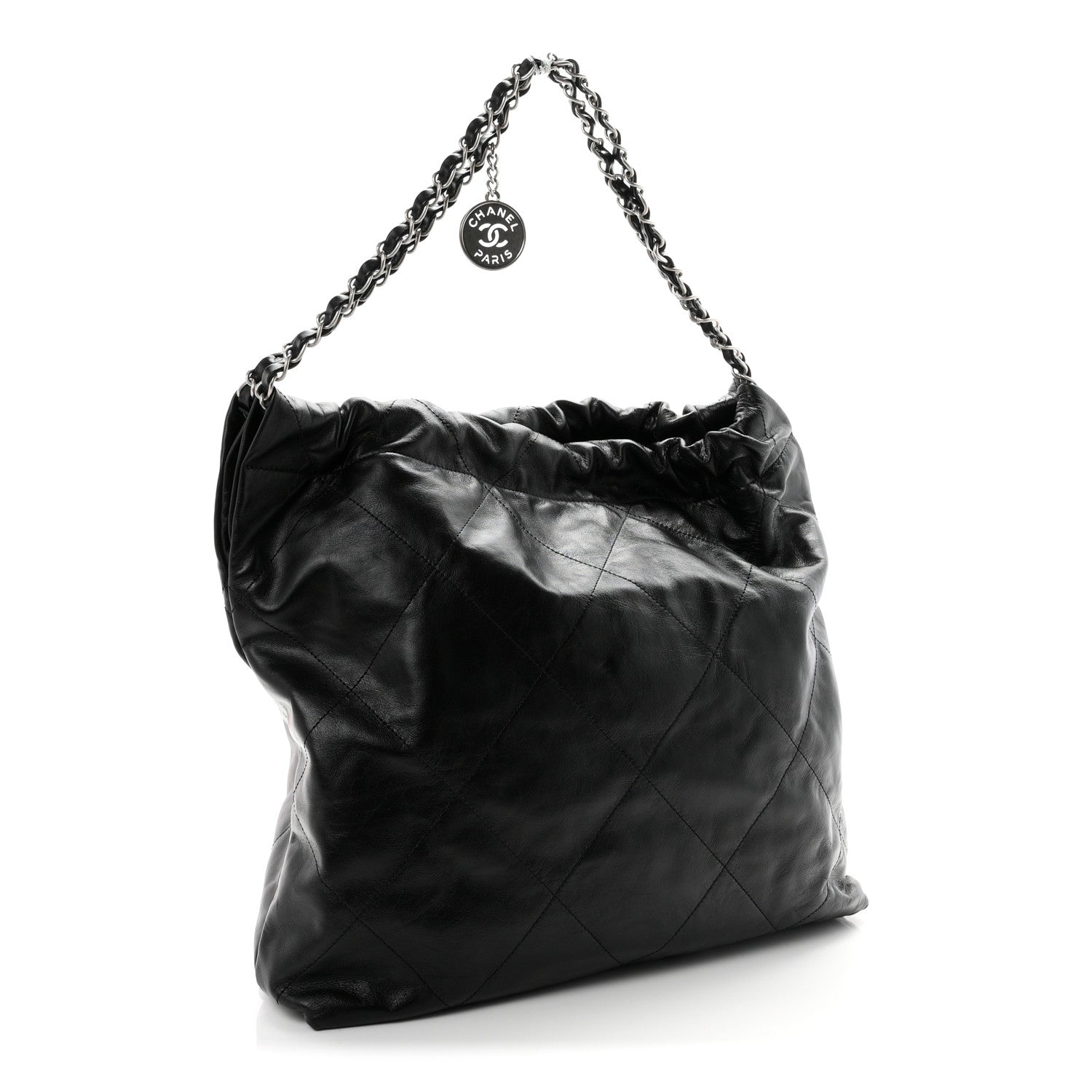 Shiny Calfskin Quilted Chanel 22 — view 4