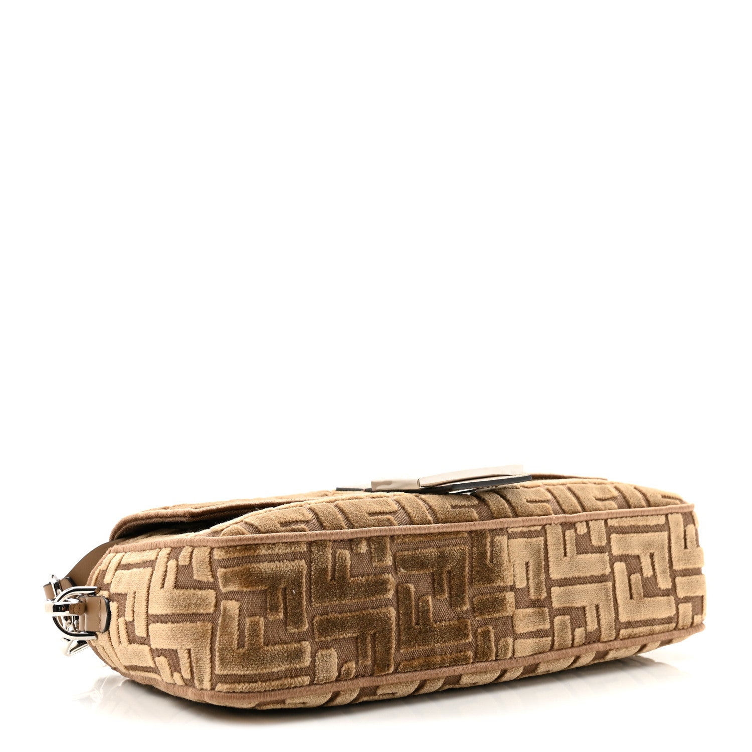 Velvet Jacquard FF Crystal Baguette Cappuccino — view 4
