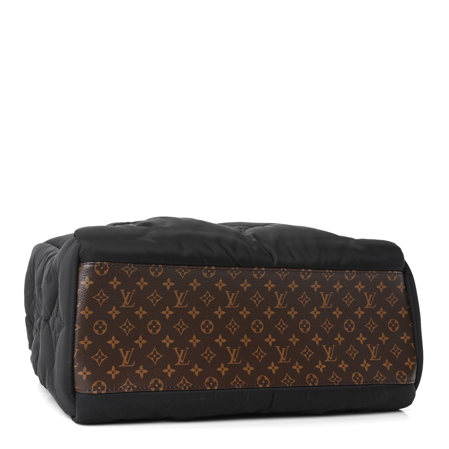 Econyl Monogram Pillow Giant Onthego MM Black — view 4