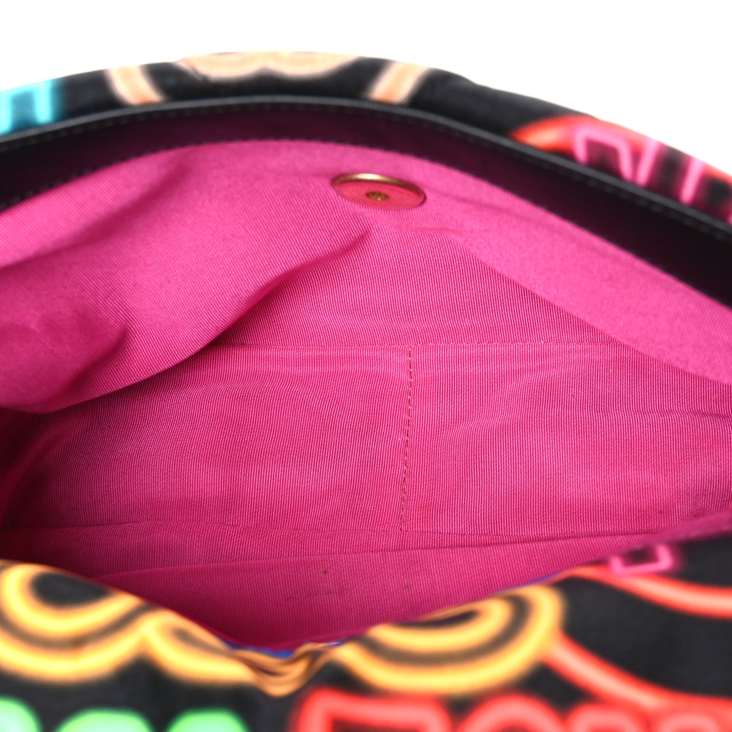 Fabric Quilted Neon Graffiti Medium Chanel 19 Flap Black Multicolor — view 5