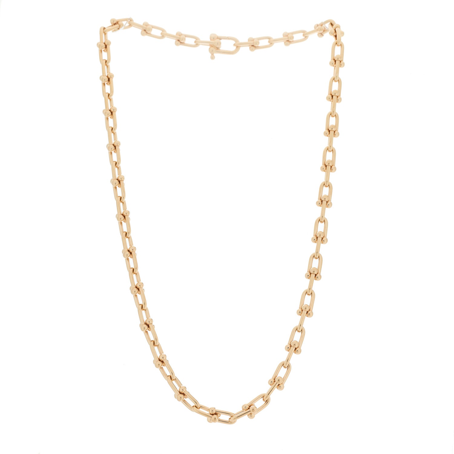 18K Rose Gold Small HardWear Link Necklace — view 3